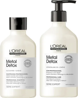 Immagine prodotto di Loreal Metal Detox Shampoo 300ml + Loreal Metal Detox Anti-Deposit Protector 500ml