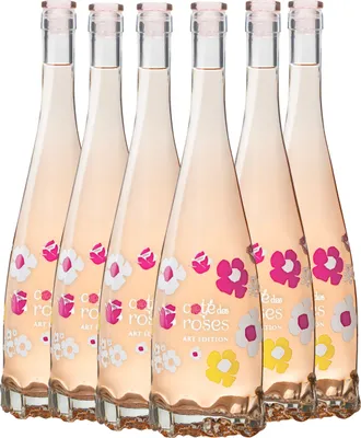 Produktbild von COTE DES ROSES ART EDITION |rosewein | syrah grenache cinsault | 6x 75cl