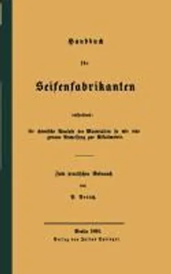 Produktbild von Handbuch für Seifenfabrikanten