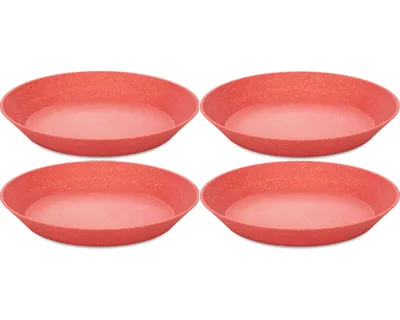 Immagine prodotto di koziol CONNECT PLATE, piatto fondo da 240 mm – colore: corallo