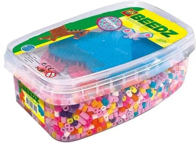 Obrázek produktu pro Sada korálků na žehlení, 5000 kusů, koně a motýli, vonné, bez PVC, SES Creative