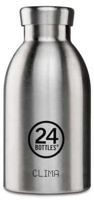 Produktbild von 24Bottles  Clima Bottle Brushed Steel 330ml