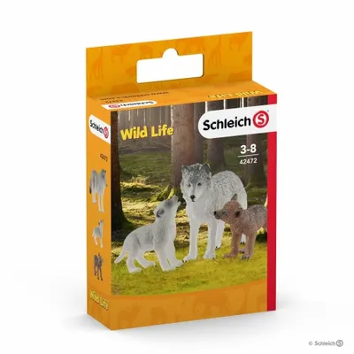 Obrázek produktu pro schleich WILD LIFE 42472, 3 rok/roky, Forest, Wild animals / adventure toys, Hnědá, Šedá, Plast