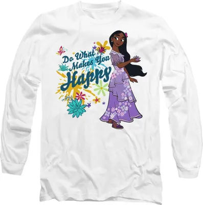 Produktbild von Encanto - "Do What Makes You Happy" T-Shirt für Herren/Damen Uni TV14436 (S) (Weiß)