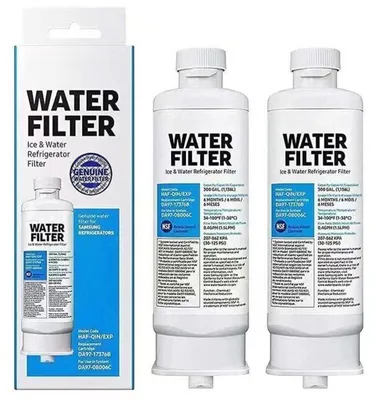 Produktbild von Set mit 2 kompatiblen Wasserfiltern fš¹r Samsung-Kš¹hlschr?nke DA97-17376B (HAF-QIN/EXP), Ersatzteile