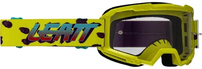 Image de Lunettes de protection Leatt Vizion 2.5s, taille Small, motif Cheetah, verre transparent, transmission de lumière visible (VLT) de 90%