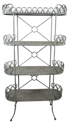 Immagine prodotto di Scaffale Clayre & Eef 91x36x168 cm Ferro grigio
