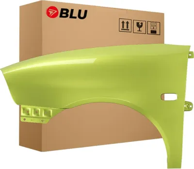 Zdjęcie produktu dla BLU Błotnik Premium pasujący do Seat Ibiza Cordoba (6L - III 3. Generation) LS1T Lewy Zielony AmarilloZitrus | 2002-2008 | Przedni Przód | Lakierowany | Gotowy do montażu | Ocynk