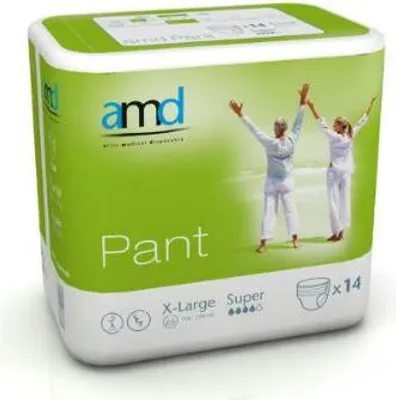 Image de AMD Pant Super XL - 12 paquets de 14 protections