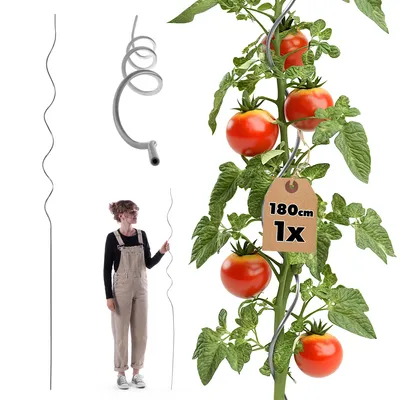 Produktbild von KADAX Aluminium-Spiral-Pflanzstab 180 cm