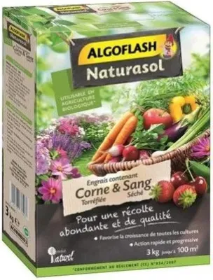 Immagine prodotto di Concime naturale per orto ALGOFLASH NATURASOL 3 kg 60 m²