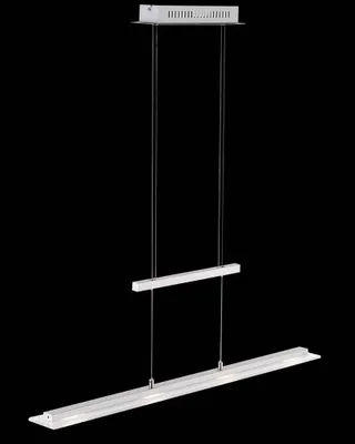 Produktbild von LED Pendelleuchte CCT + dimmbar 4x5W 1600 lm 2700/4600/6500 K HxL 150x80x88 cm nickelfarben matt/chromfarben