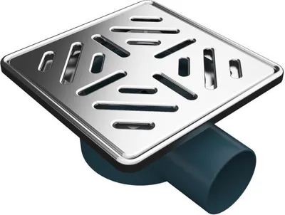 Produktbild von Bodenablauf Ablaufrinne Dusch Ablauf 15x15 cm Duschrinne Badablauf Siphon für Bad