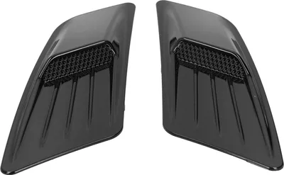 Obrázek produktu pro 2 přední kryty ventilačních otvorů kapoty, lesklá černá, univerzální pro Ford Mustang 2015-2017