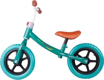 Produktbild von Malplay Laufrad für Kinder mit verstellbarem Sitz und Lenker Grün 12-Zoll Eva Schaumstoffräder bis 35 kg ab 2 Jahren Kids Bike