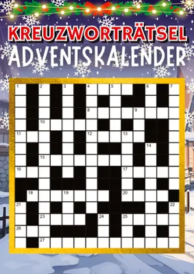 Produktbild von Kreuzworträtsel Adventskalender | Weihnachtsgeschenk