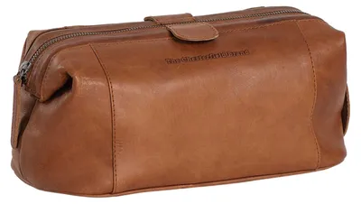 Productafbeelding van The Chesterfield Brand toilettas Vince Toilet Bag Cognac bruine