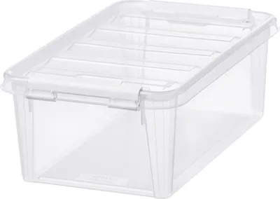 Produktbild von SmartStore Aufbewahrungsbox CLASSIC 5 3,6 Liter transparent / weiß