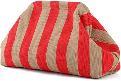Immagine prodotto di Borsa estiva con volant, effetto color block, in morbido tessuto, grande, da donna