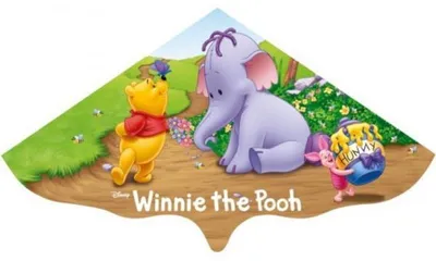 Image de Cerf-volant winnie et l'efelant disney - gunther - jeu d'adresse plein air
