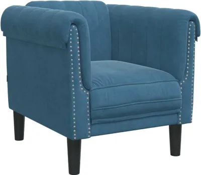 Produktbild von Sessel Blau Samt