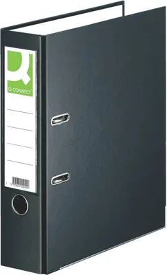 Produktbild von Q-Connect® KF18728 Ordner PP - A4, 80 mm, schwarz