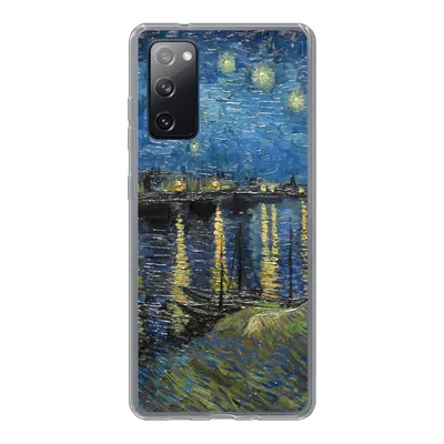 Produktbild von MuchoWow® Handyhülle Schutzhülle Hülle für Samsung Galaxy S20 FE Sternennacht über der Rhone - Van Gogh - Kunst Silikon Softcase Handy Hülle - Abdeckung