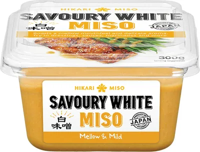 Produktbild von HIKARI MISO Savoury Weisse Miso Suppen-Paste 300g | HELL Misopaste | Miso Suppe | Japan