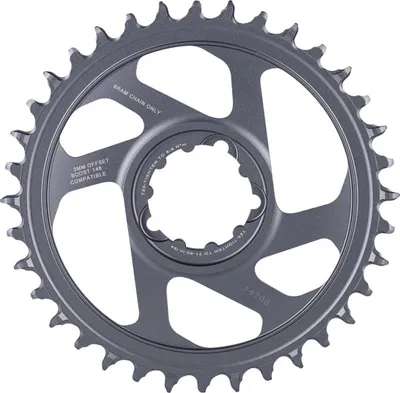 Image de SRAM plateau X-Sync2 Eagle Boost 36 c.,aluminium,offset 3mm,DM,12-f., gris