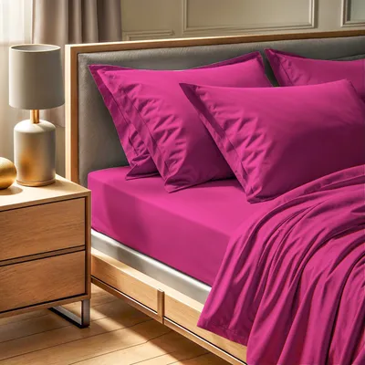 Produktbild von L'Essentiel Linge de Maison, Tonne Rosse - 34, Ranforce Einzel-Spannbettlaken (FR) (IT) (ES) (DE), 100 % BAUMWOLLE RANFORCE, Staubige Rose,  90 x 200+30 cm
