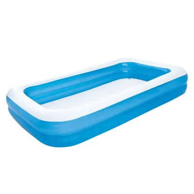 Produktbild von Bestway Aufblasbarer Pool blau/weiß 305 x 183 x 46 cm 54009