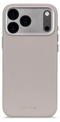 Imagen del producto de Funda trasera de cuero para iPhone 17 Pro de Apple, compatible con MagSafe, color arcilla