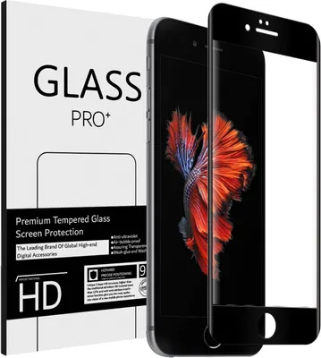 Produktbild von Full Screen Panzerglas für Apple iPhone 7 Plus / 8 Plus Schutzfolie Glas Folie Vollbild Panzerfolie