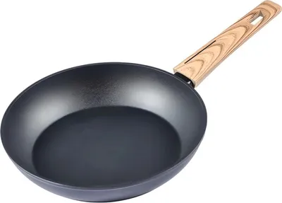 Produktbild von Schäfer Bratpfanne Ø 20cm "Wood" Pfanne Antihaftbeschichtung für alle Herdarten