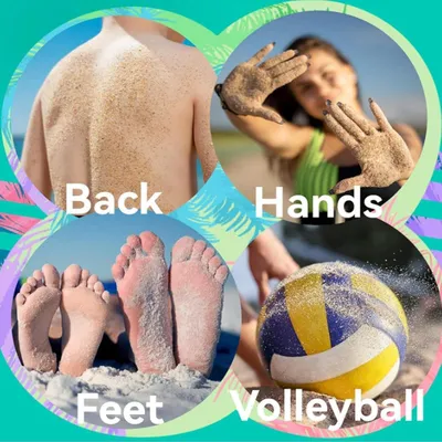 Produktbild von Sandentferner für, atmungsaktiv, leicht, tragbar, sanft, sofort | Sandradier-Tasche für Damen und Herren, Pool, Camping, Wandern, Reisen