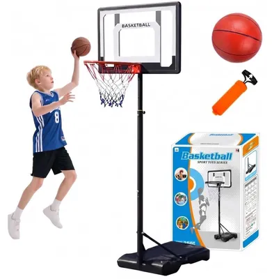 Produktbild von Basketballkorb Basketballanlage Korbanlage - 148-250 cm höhenverstellbar - Mobil - Befüllbarer Standfuß
