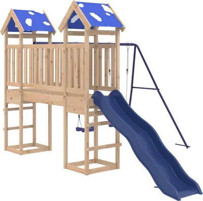 Produktbild von vidaXL Spielturm Massivholz Kiefer