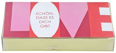 Produktbild von Confiserie Rabbel Pralinenmischung 'Schön, dass es dich gibt' 75g