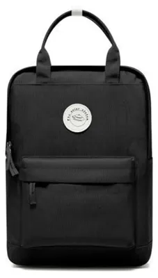 Produktbild von Schulrucksack Mädchen Jungen Teenager 14 Zoll Laptop Rucksack Schwarz