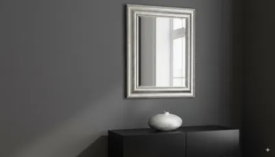 Produktbild von Dekorative Vase (30x41x22cm), silber