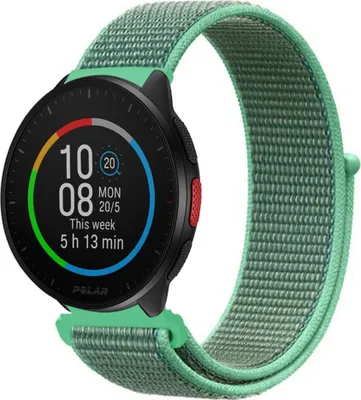 Produktbild von Strap-it Polar Pacer Nylonarmband (Mint)