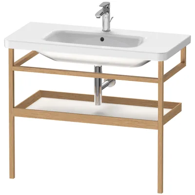 Produktbild von Duravit Handtuchhalter DuraStyle 94x44cm, we. m/Eich massiv, mit Ablage