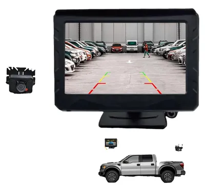 Produktbild von Rückfahrkamera-Monitor, drahtlose Verbindung, wasserdichtes Design, 4.3 LCD Monitor Kamera