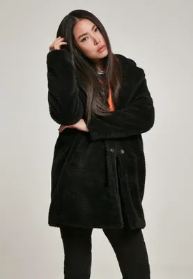 Immagine prodotto di Urban Classics Donna - Mantello SHERPA OVERSIZED schwarz - XX