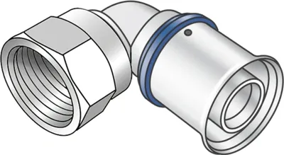 Produktbild von KE Kelit KMU467, KELOX-ULTRAX, Übergangswinkel 90°, mit IG 20x1/2", 1 Stk.