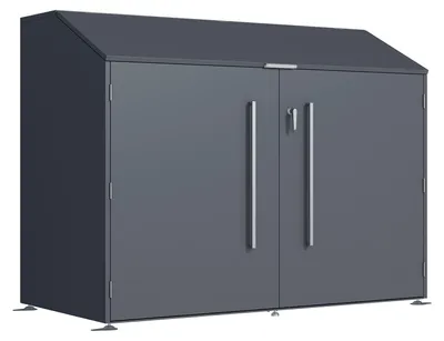 Produktbild von Westmann Linea Metall Fahrradgarage abschließbar 4 Fahrräder Anthrazit