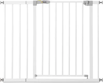 Produktbild von Famanu Türschutzgitter mit 21 cm Verlängerung - 96-101 cm, Weiß