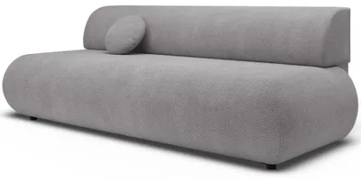 Image de Selsey Armone – Canapé 3 places convertible, chenille, gris