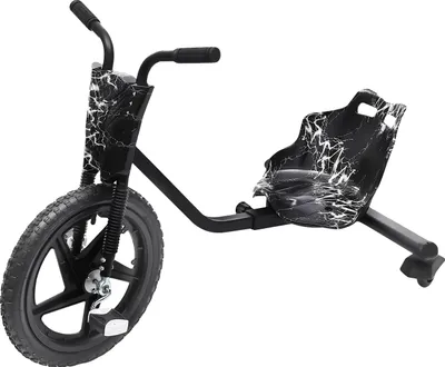 Image de Tricycle pour enfants, design durable, pédales antidérapantes, noir