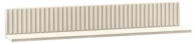Produktbild von Selsey CALETTO - Wandregal mit dekorativen Lamellen, Beige, 120 cm